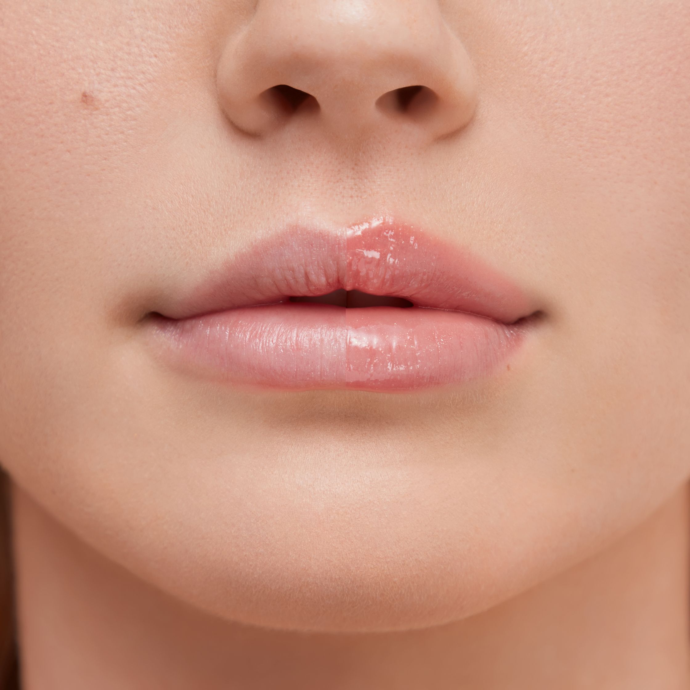 a close up of a woman's lips