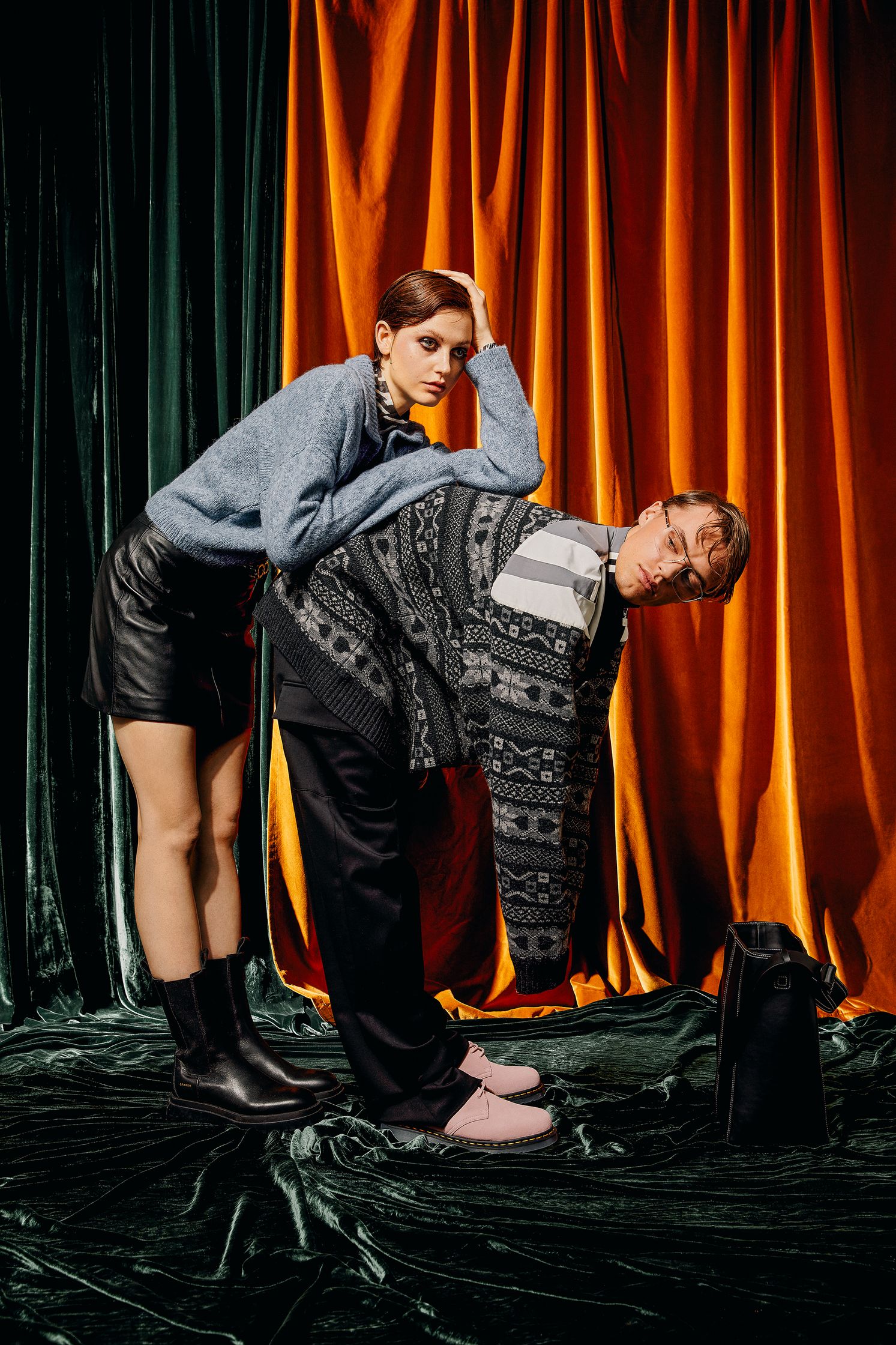 a man and a woman standing next to each other