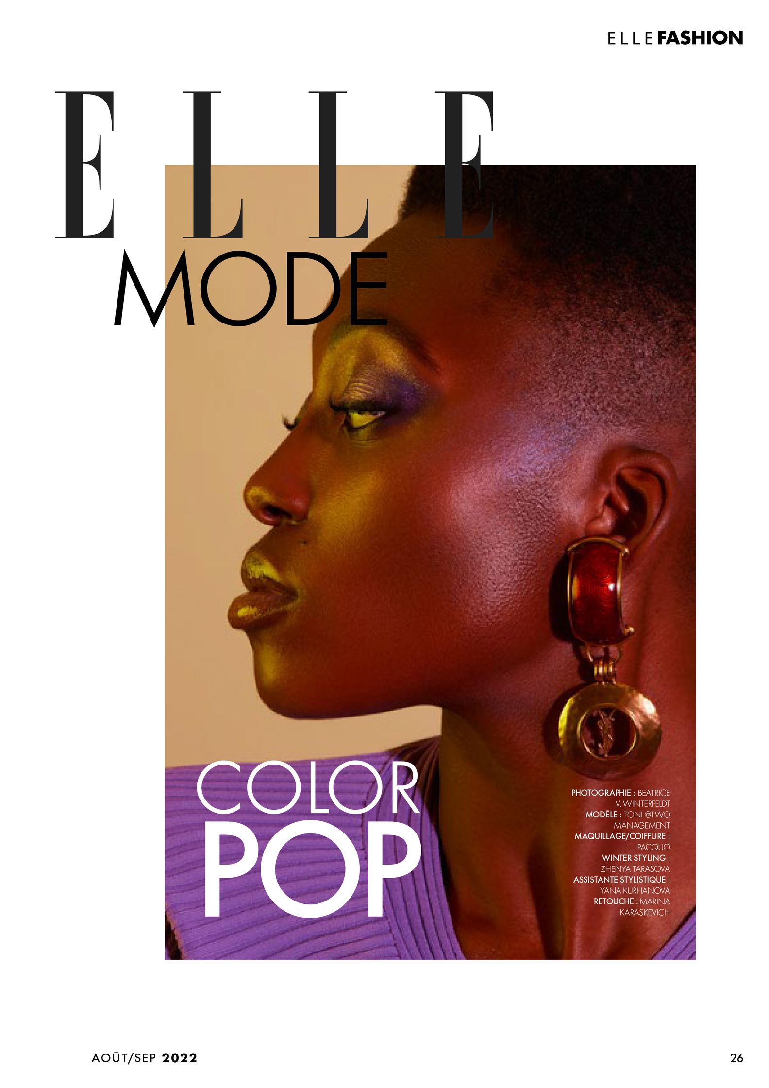 elle mode - color pop - february 2019