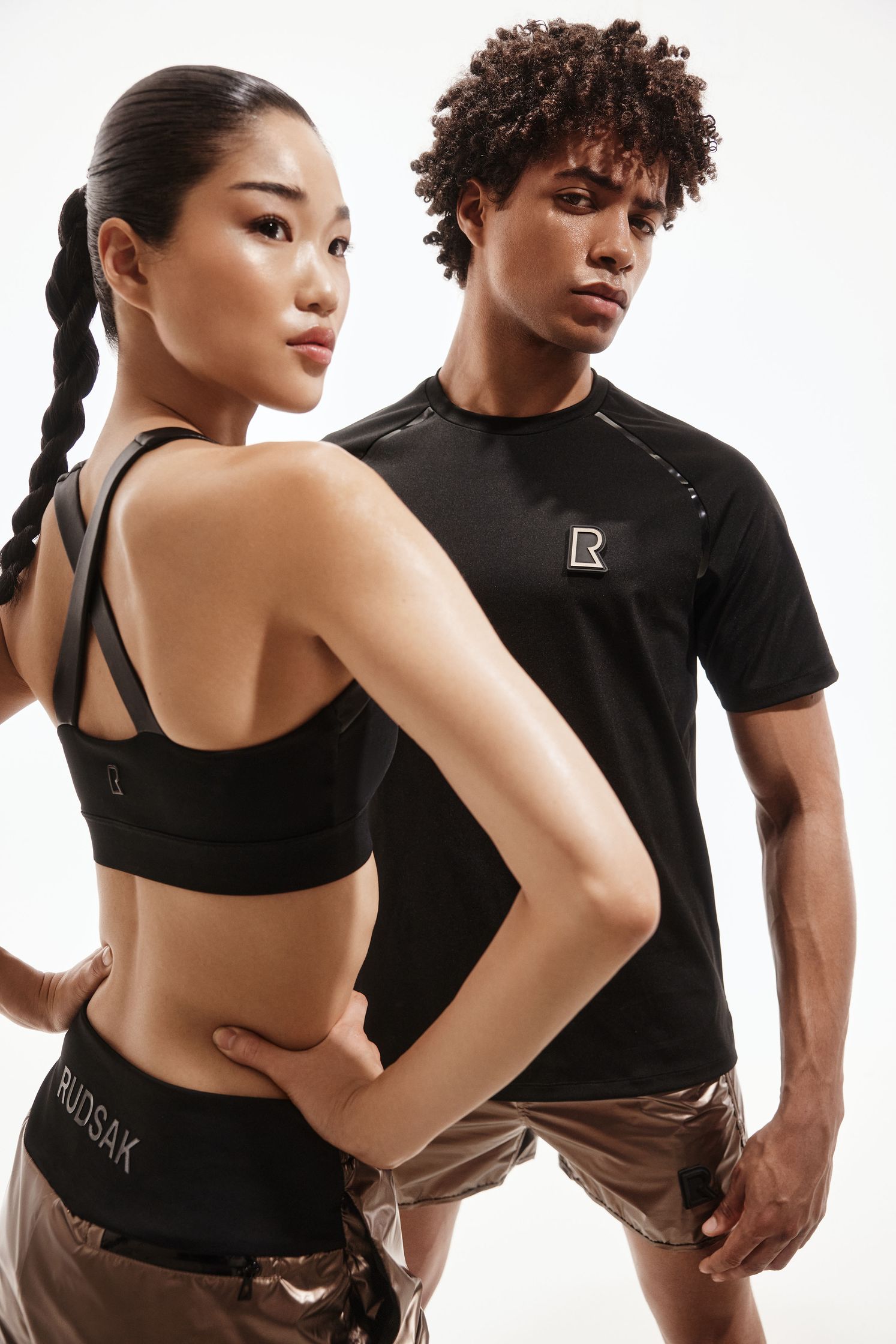 a man and a woman posing for a photo