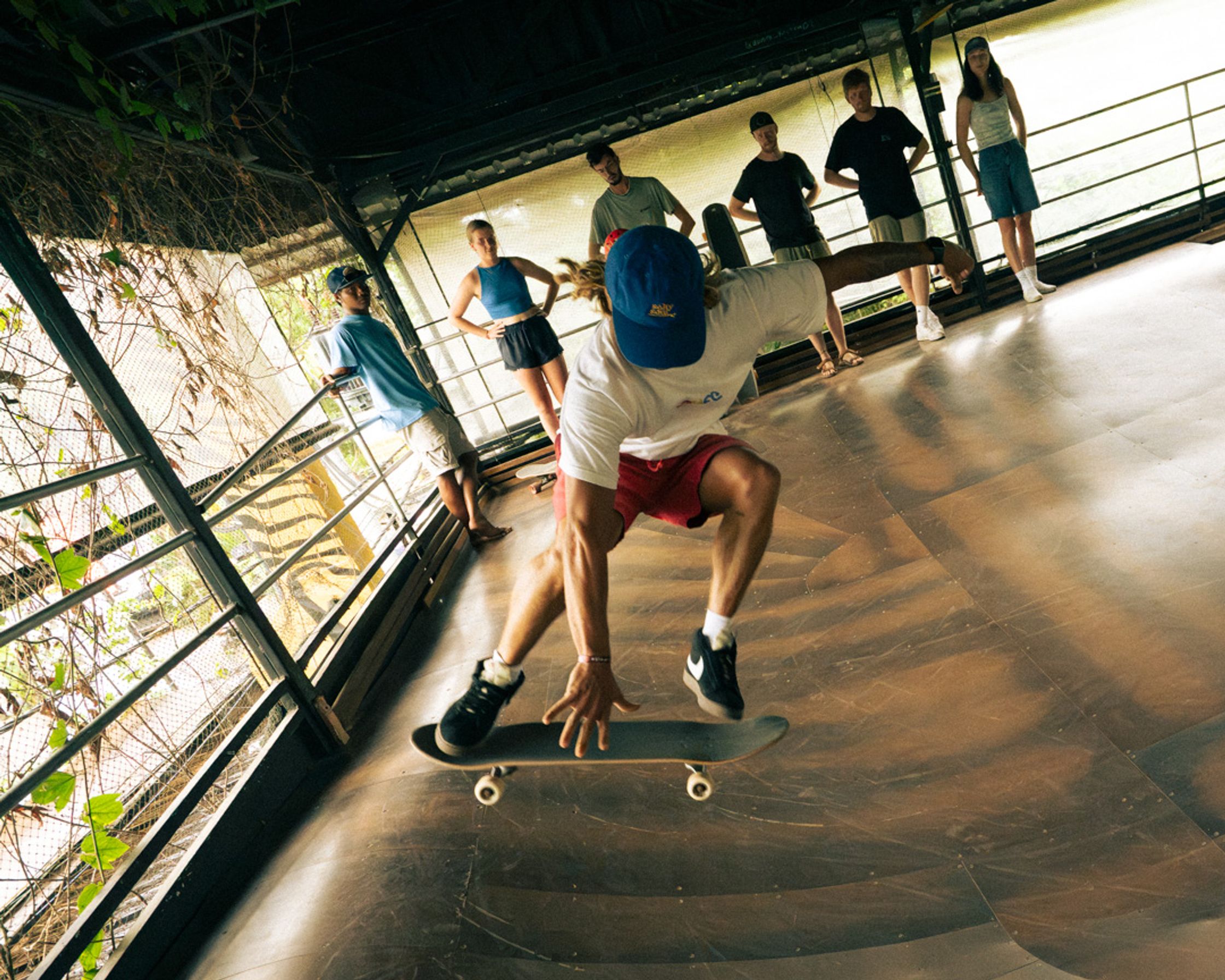 Pure momentum: Documenting the adrenaline and gritty determination of dry-land surf training in Kuta Lombok
