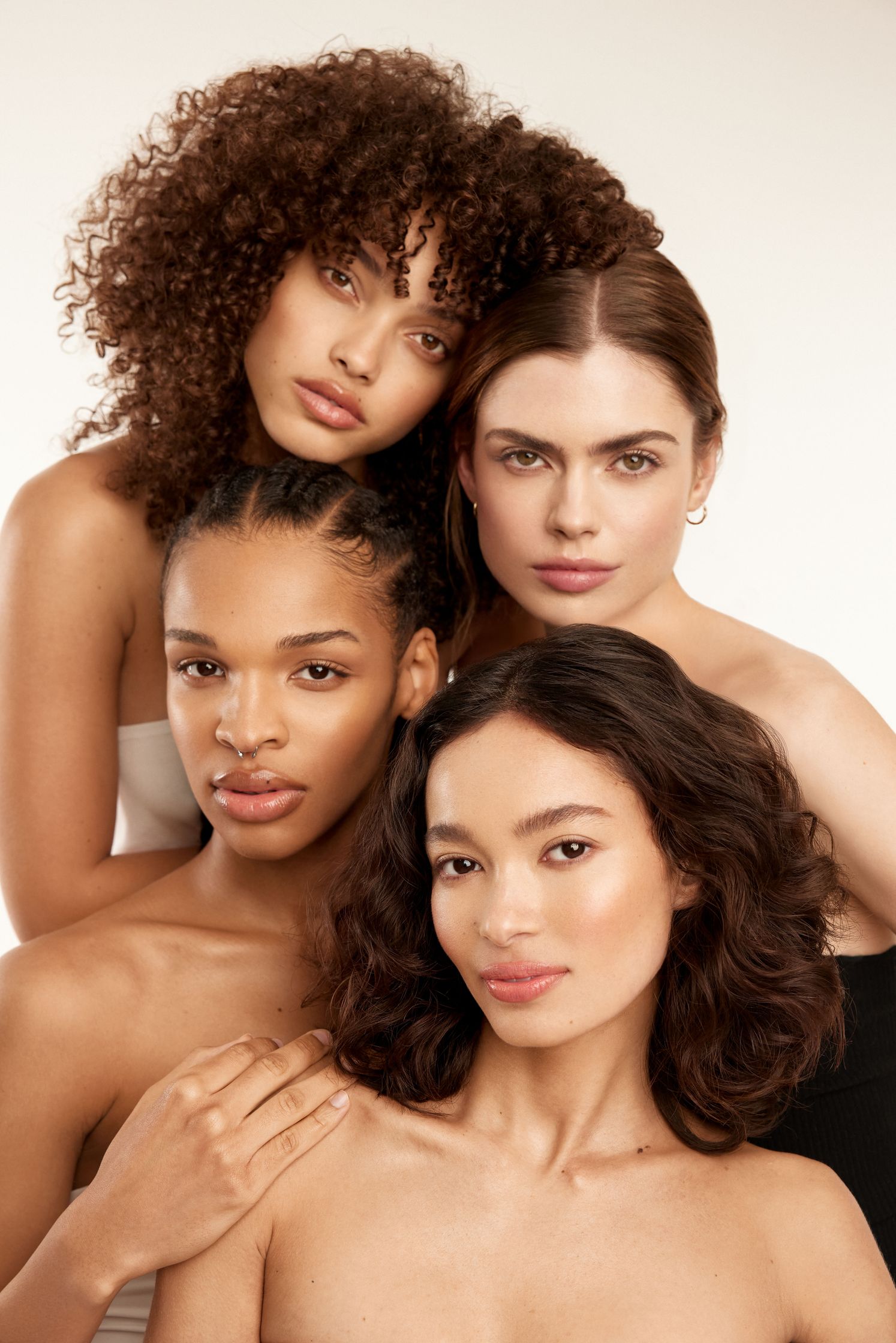 a group of women posing for a photo
