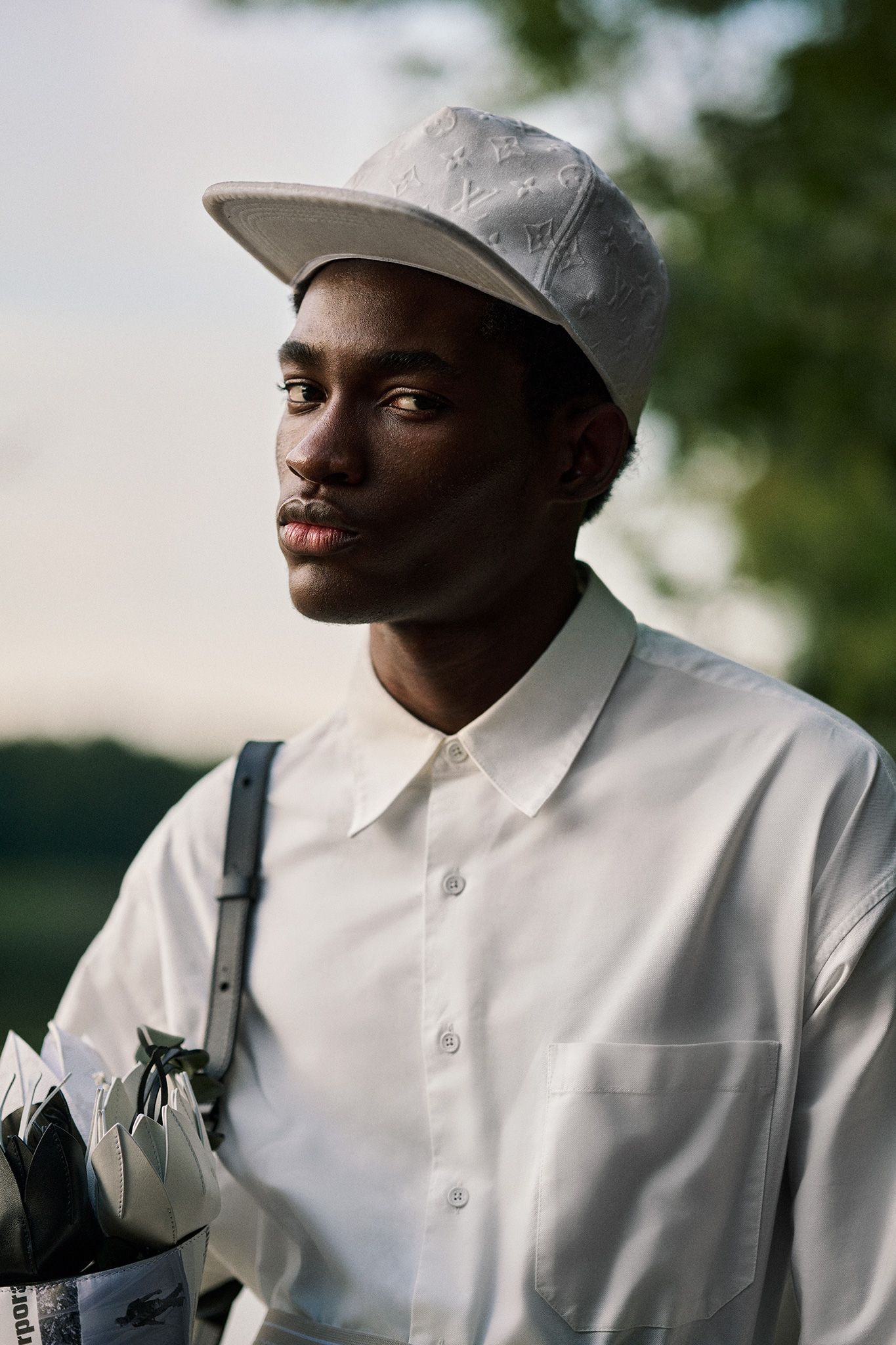 Final fashion editorial image with Louis Vuitton and Balmain, photographed by Ava Pivot